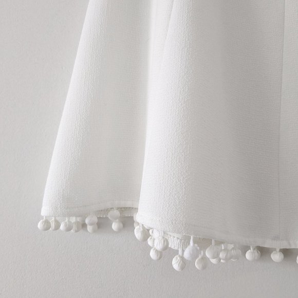 Club Monaco Pom Pom Mini Skirt - Picture 6 of 8